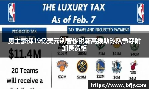勇士豪掷19亿美元创奢侈税新高援助球队争夺附加赛资格